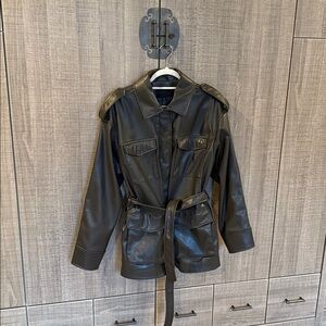 Zara Faux Leather Jacket